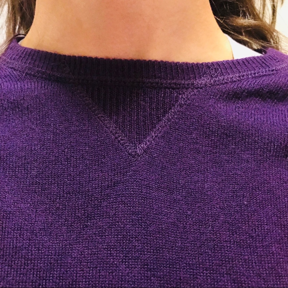 Sweet Romeo plum sweater - Picture 4 of 5